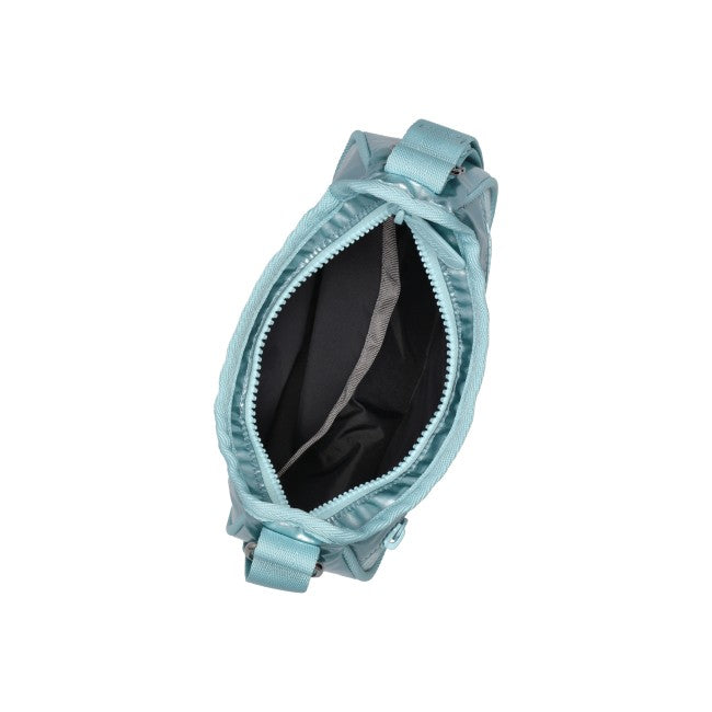 LeSportsac Unisex Bags Mini Hobo Crossbody In Aqua Blue Shine