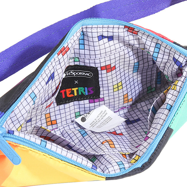 Small Zip Baguette In Tetris Small Shoulder