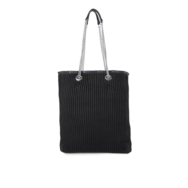 LeSportsac Unisex Bags Chain Crochet N/S Tote In Black Crochet