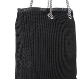 LeSportsac Unisex Bags Chain Crochet N/S Tote In Black Crochet