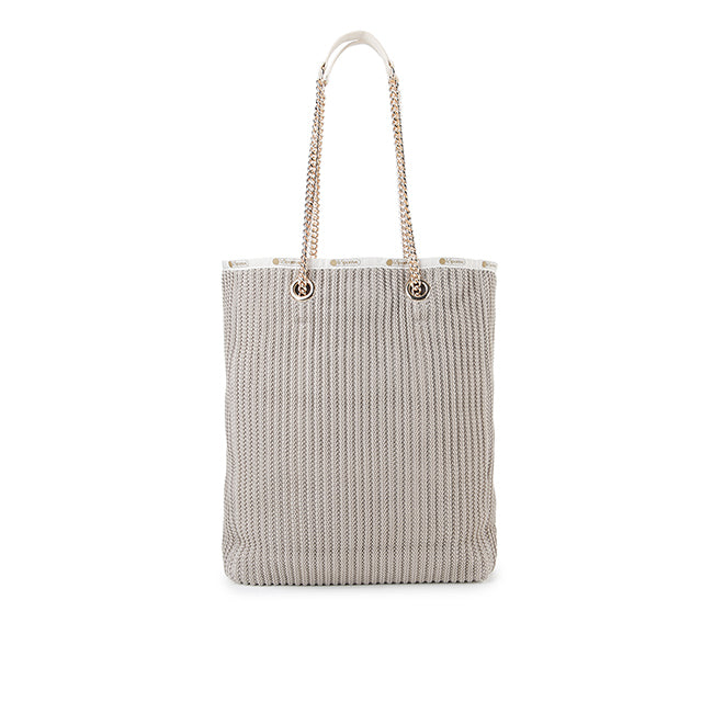 LeSportsac Unisex Bags Chain Crochet N/S Tote In Beige Crochet