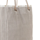 LeSportsac Unisex Bags Chain Crochet N/S Tote In Beige Crochet