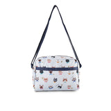 Daniella Crossbody In Playful Cats Sky Blue