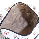 Daniella Crossbody In Playful Cats Sky Blue