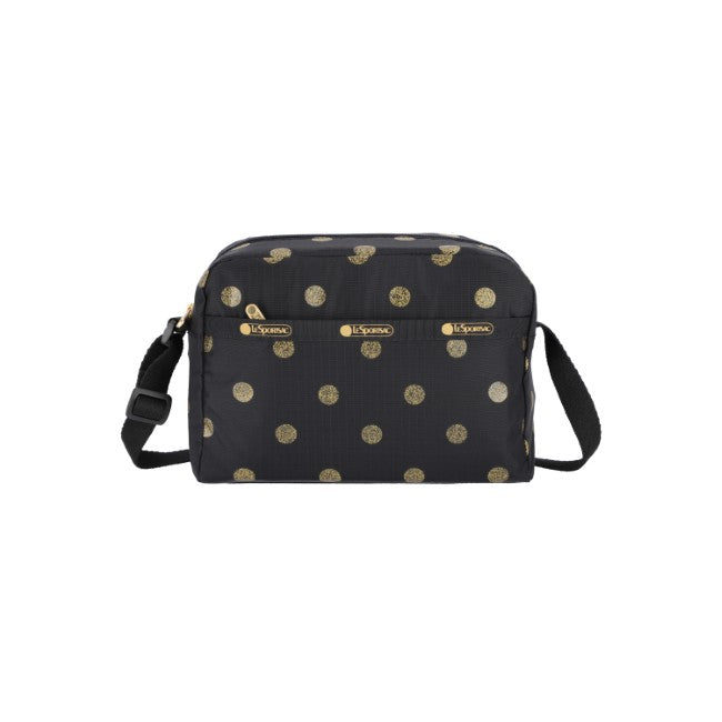 LeSportsac Unisex Bags Daniella Crossbody In Gold Glitter Dots