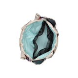 Double Trouble Backpack In Pink Plaid