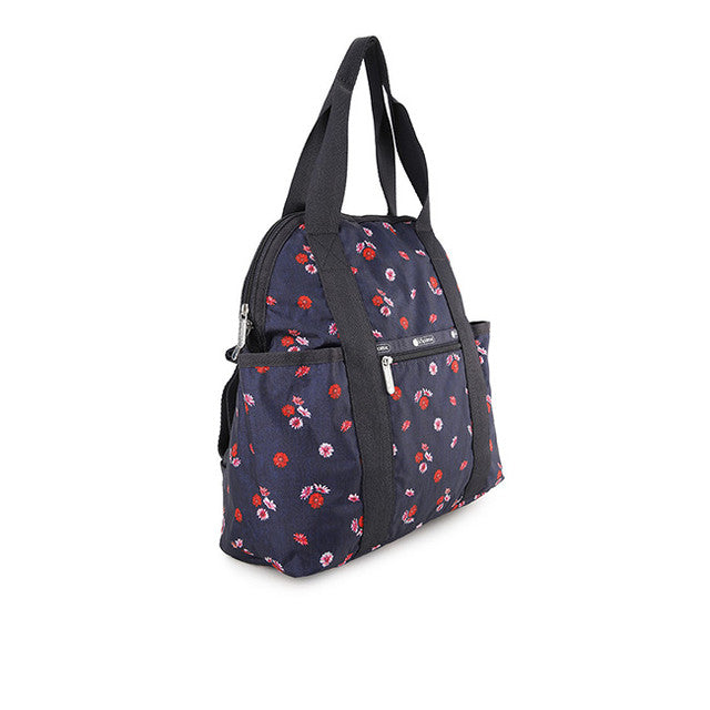 Double Trouble Backpack In Denim Daisy