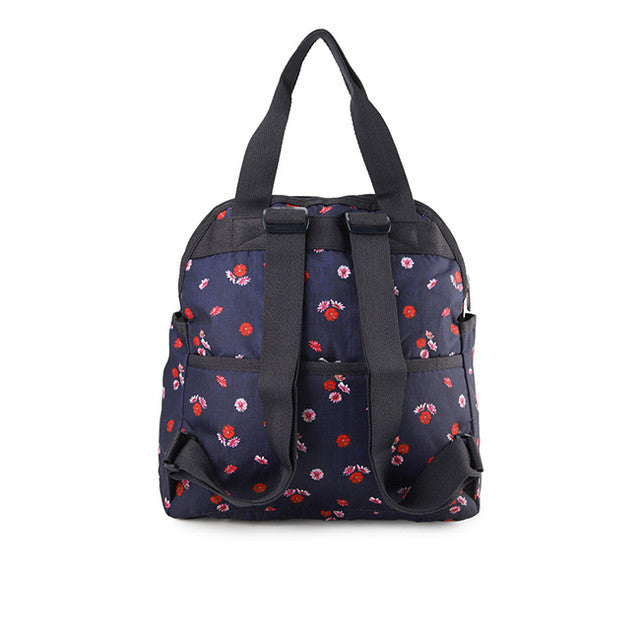 Double Trouble Backpack In Denim Daisy