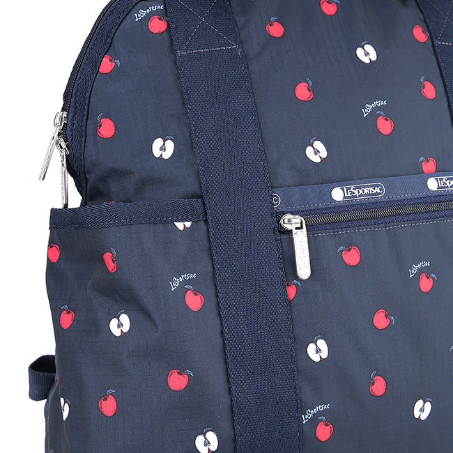 LeSportsac Tas Unisex Double Trouble Backpack In Red Delicious Navy