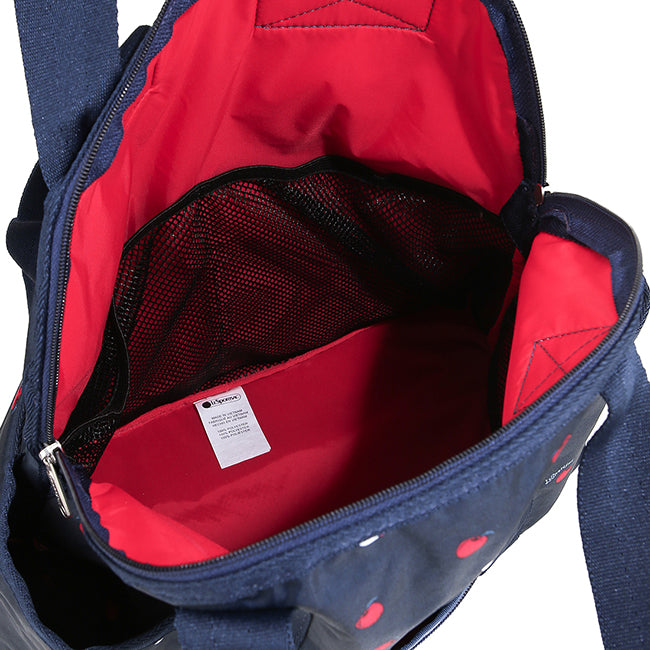LeSportsac Tas Unisex Double Trouble Backpack In Red Delicious Navy