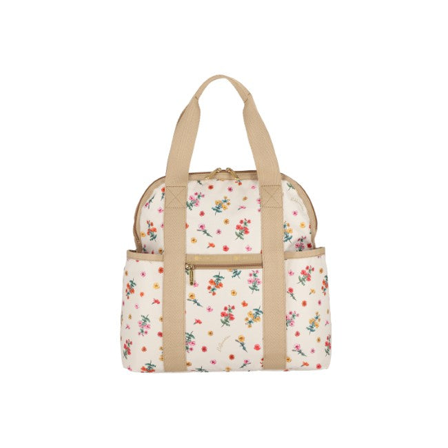 LeSportsac Unisex Double Trouble Backpack In Dainty Garden