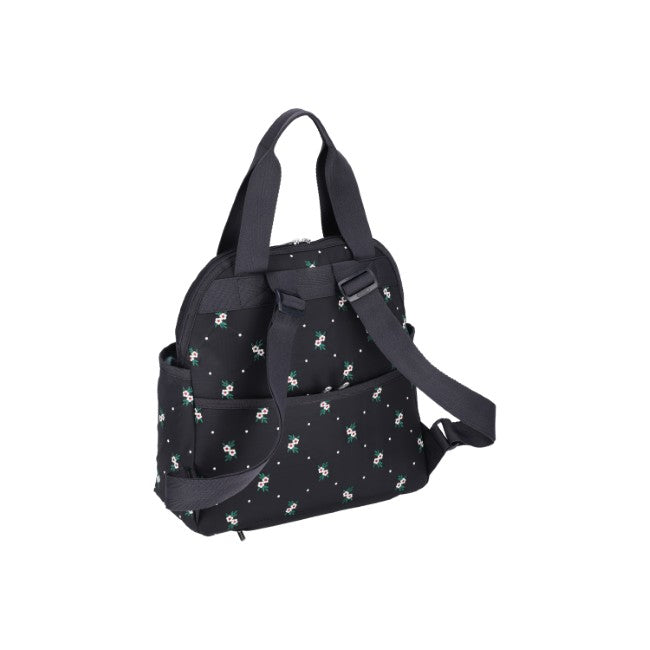LeSportsac Unisex Bags Double Trouble Backpack In Floral Lattice Emb