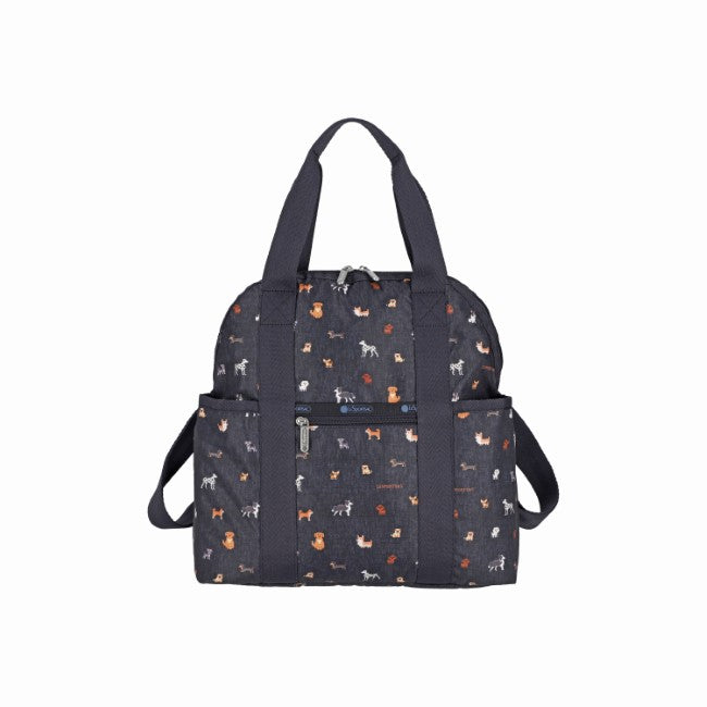 LeSportsac Unisex Bags Double Trouble Backpack In Woof Wonderland