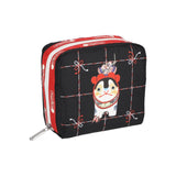 LeSportsac Unisex Pouch Med Square Cosmetic In Japanese Art Dog