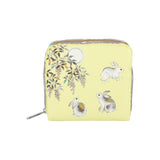 LeSportsac Unisex Pouch Med Square Cosmetic In Japanese Art Bunny