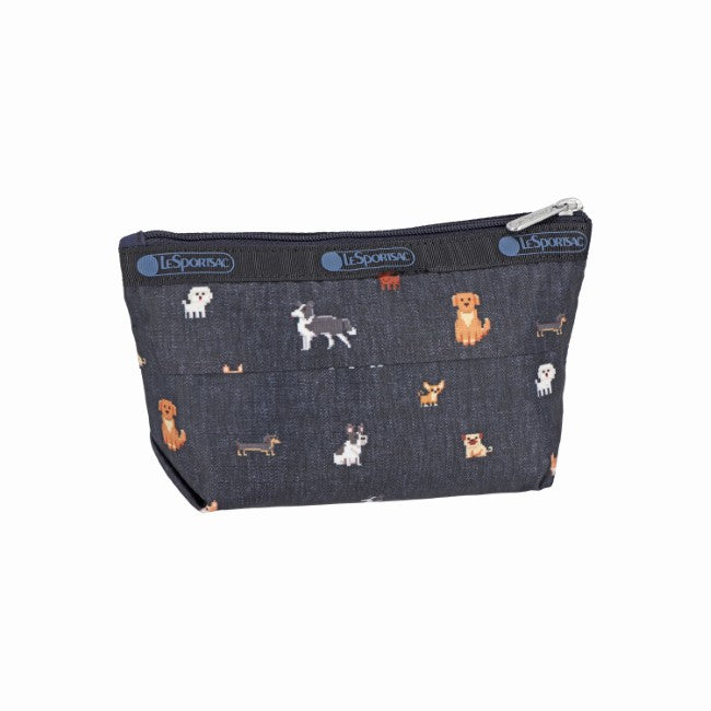 LeSportsac Unisex Pouch Small Sloan Cosmetic In Woof Wonderland