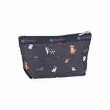 LeSportsac Unisex Pouch Small Sloan Cosmetic In Woof Wonderland