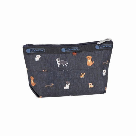 LeSportsac Unisex Pouch Small Sloan Cosmetic In Woof Wonderland