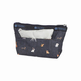 LeSportsac Unisex Pouch Small Sloan Cosmetic In Woof Wonderland