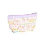LeSportsac Unisex Pouch Small Sloan Cosmetic In Nyc Script Cream
