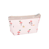 LeSportsac Unisex Pouch Small Sloan Cosmetic In Flamingo Party