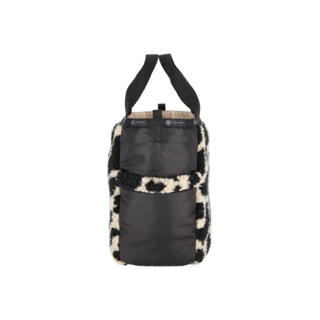LeSportsac Unisex Sherpa Small Open Tote In Cow Sherpa