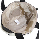 LeSportsac Unisex Sherpa Small Open Tote In Cream Vegan Sherpa