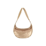 LeSportsac Unisex Sequin Small Hobo In Matte Champagne Sequin