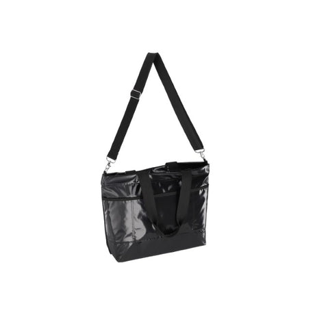 LeSportsac Unisex Carryall Zip Tote In Black Shine