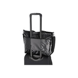 LeSportsac Unisex Carryall Zip Tote In Black Shine