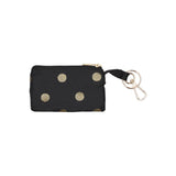 LeSportsac Unisex Wallet Zip Card Holder In Gold Glitter Dots