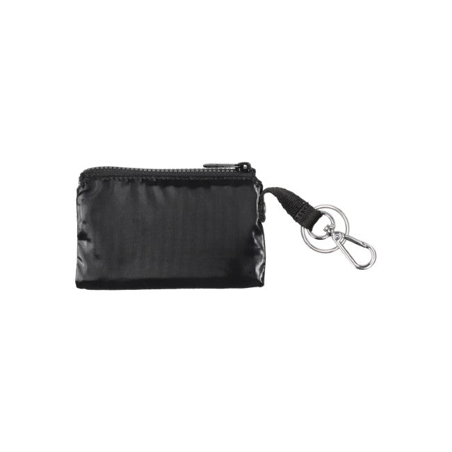 LeSportsac Unisex Wallet Zip Card Holder In Black Shine