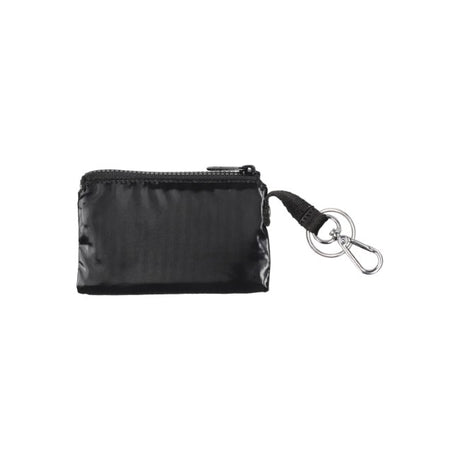LeSportsac Unisex Wallet Zip Card Holder In Black Shine