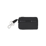 LeSportsac Unisex Wallet Zip Card Holder In Recycled Black