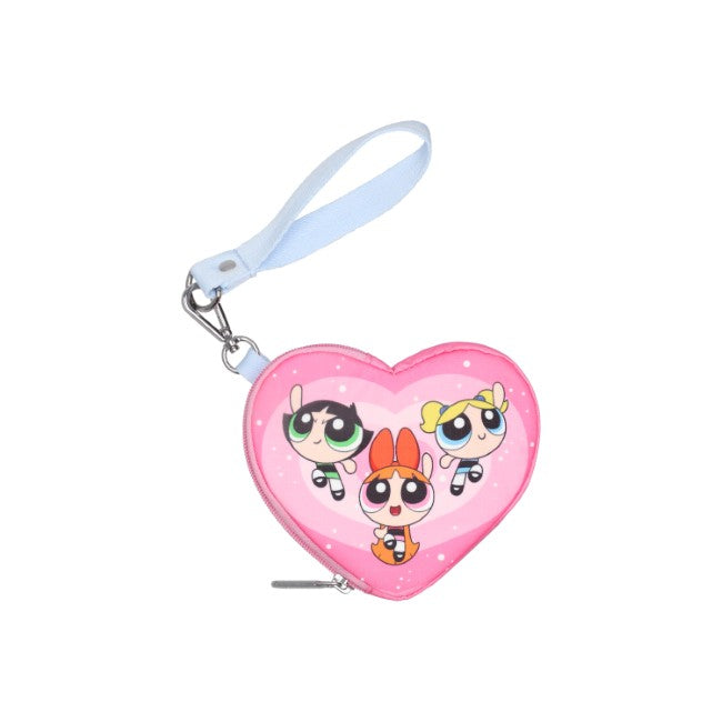 LeSportsac Unisex Pouch Heart Wristlet In Ppg Pink Heart