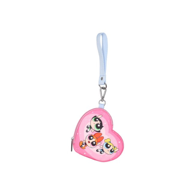 LeSportsac Unisex Pouch Heart Wristlet In Ppg Pink Heart