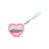 LeSportsac Unisex Pouch Heart Wristlet In Ppg Pink Heart