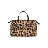 LeSportsac Unisex Bags Fur Drawstring Tote In Leopard Fluffy Fur