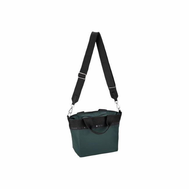 LeSportsac Unisex Bags Small Bucket Tote In Midnight Green/Black
