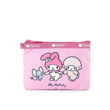 LeSportsac Aksesoris Unisex Wristlet Pouch Set In My Melody Kuromi 3Set