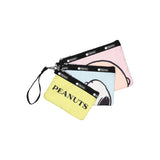 LeSportsac Unisex Pouch Wristlet Pouch Set In Peanuts Pals Wristlet