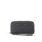 Tech Wallet Wristlet In Thunder Cross Deboss