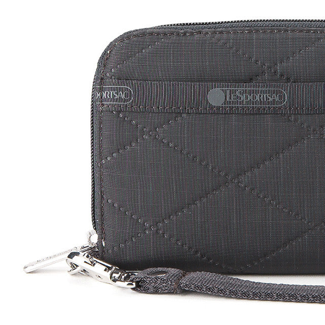 Tech Wallet Wristlet In Thunder Cross Deboss