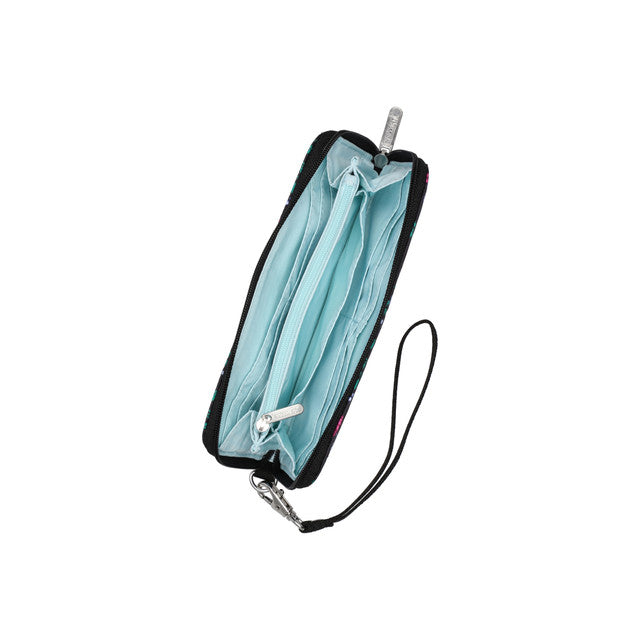 Tech Wallet Wristlet In Tossed Rose