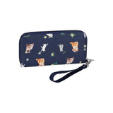 LeSportsac Unisex Tech Wallet Wristlet In Tropical Meow Cat