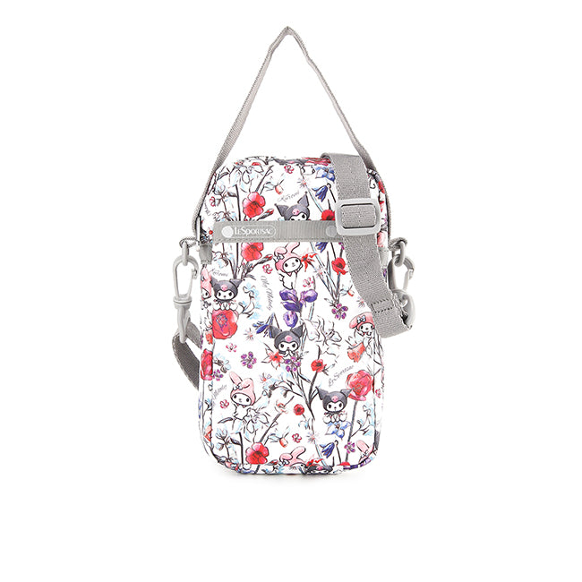 LeSportsac Tas Unisex Mini Phone Crossbody In My Melody Kuromi Gray