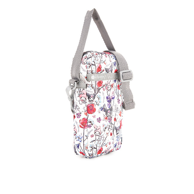 LeSportsac Tas Unisex Mini Phone Crossbody In My Melody Kuromi Gray