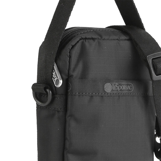 LeSportsac Tas Mini Bag Unisex Mini Phone Crossbody In Recycled Black