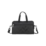 Deluxe Mini Duffel In Herringbone Jacquard