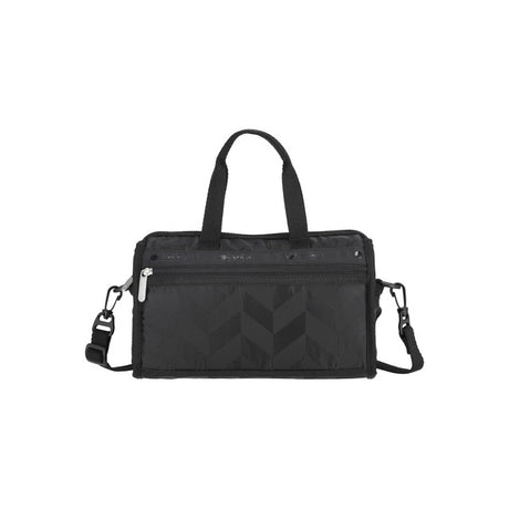 Deluxe Mini Duffel In Herringbone Jacquard